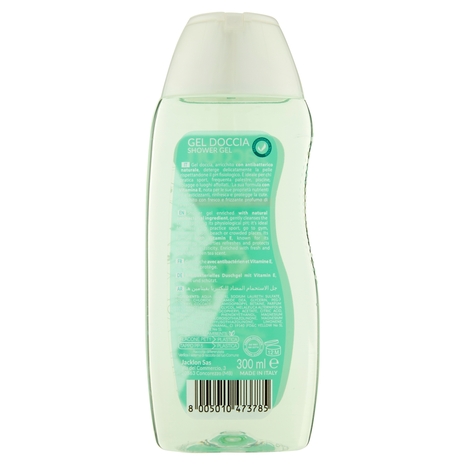 Jacklon Gel Doccia con Antibatterico e Vitamina E 300 ml